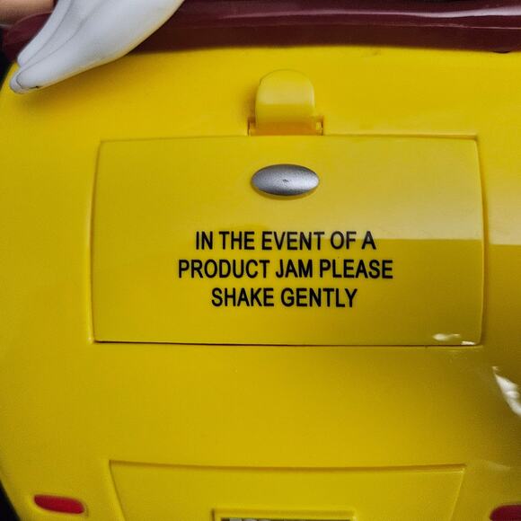 M&M’s Hot Rod Car Candy Dispenser Red & Green Characters Classic Yellow Flames - Picture 7 of 9